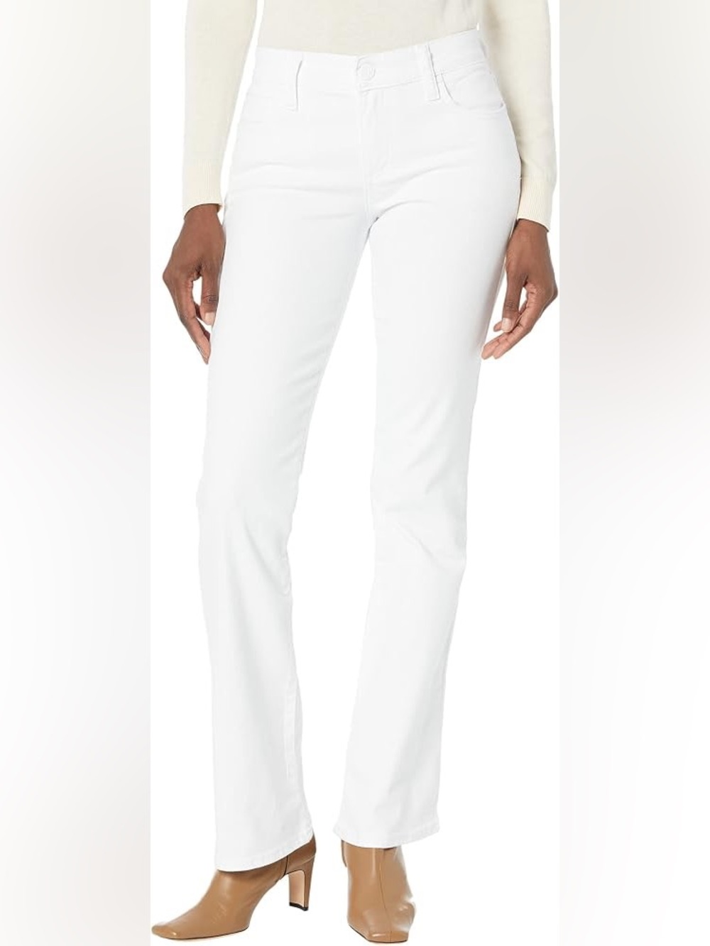 Kut from the Kloth Natalie Bootcut High Rise White Jeans Size 10